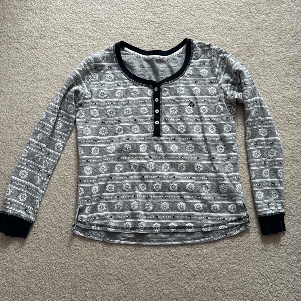 Tommy Hilfiger pajama shirt.